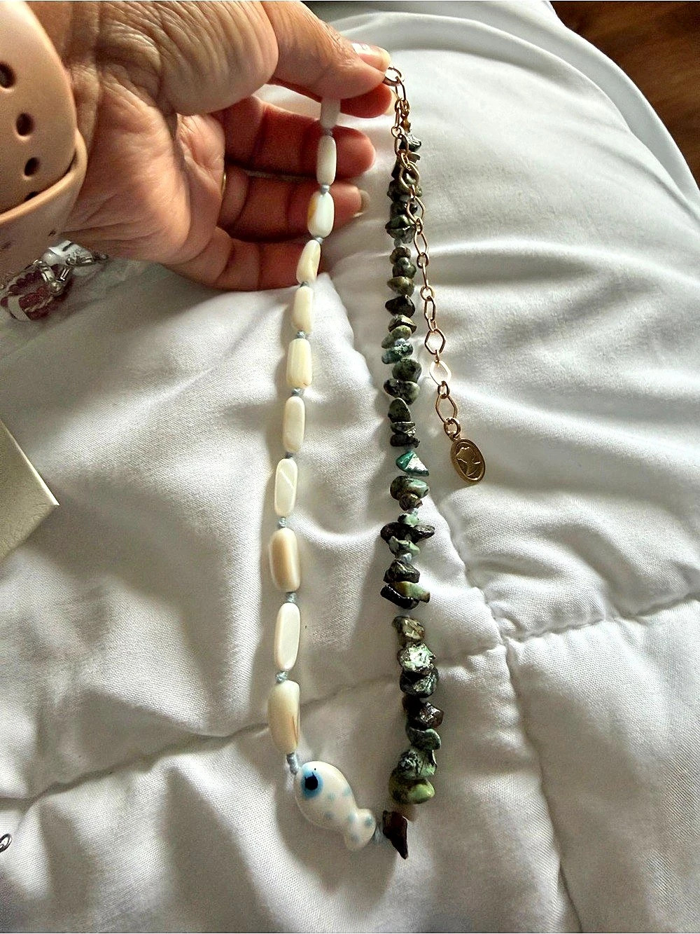 Ariana Ost Free People x Ariana Ost Gold Layered Fish Necklace Gold Layered Fish